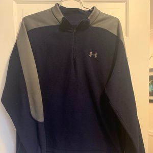 Under Armour 1/2 zip Pullover, Men's size XL, Navy Blue